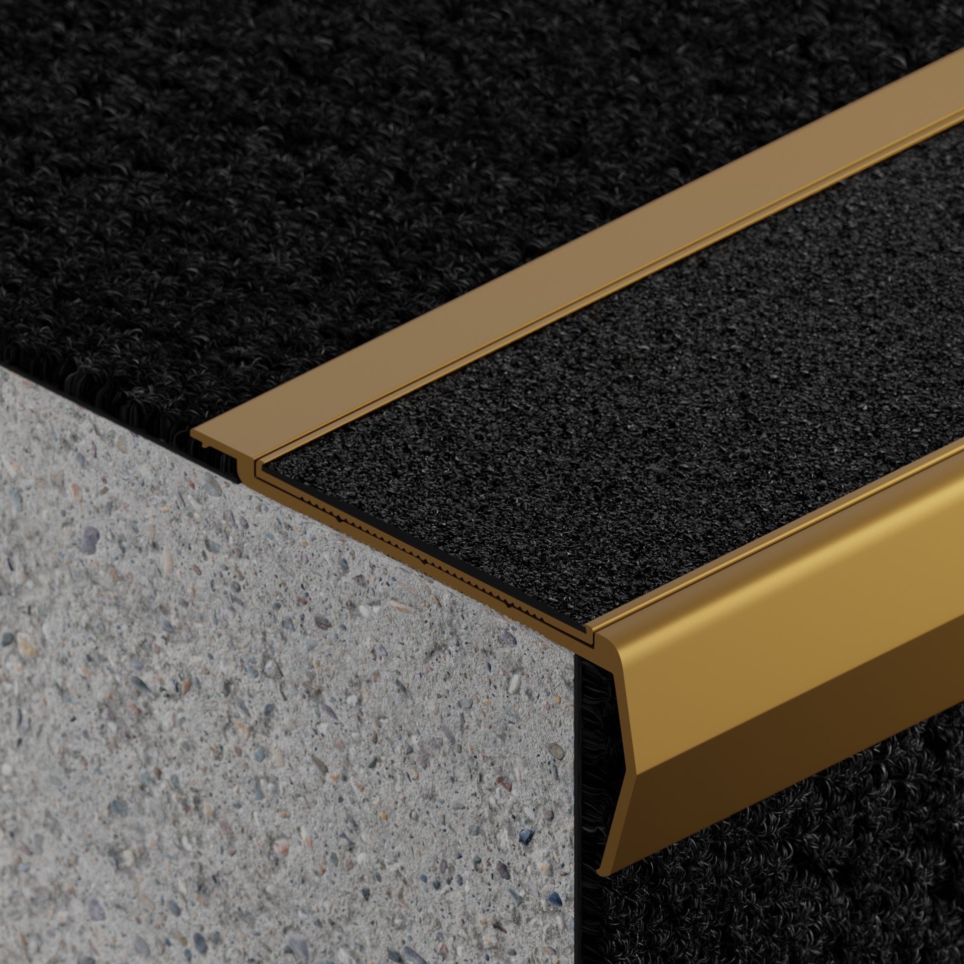 VisioEdge 307 - Recessed Aluminium with Carb Insert
