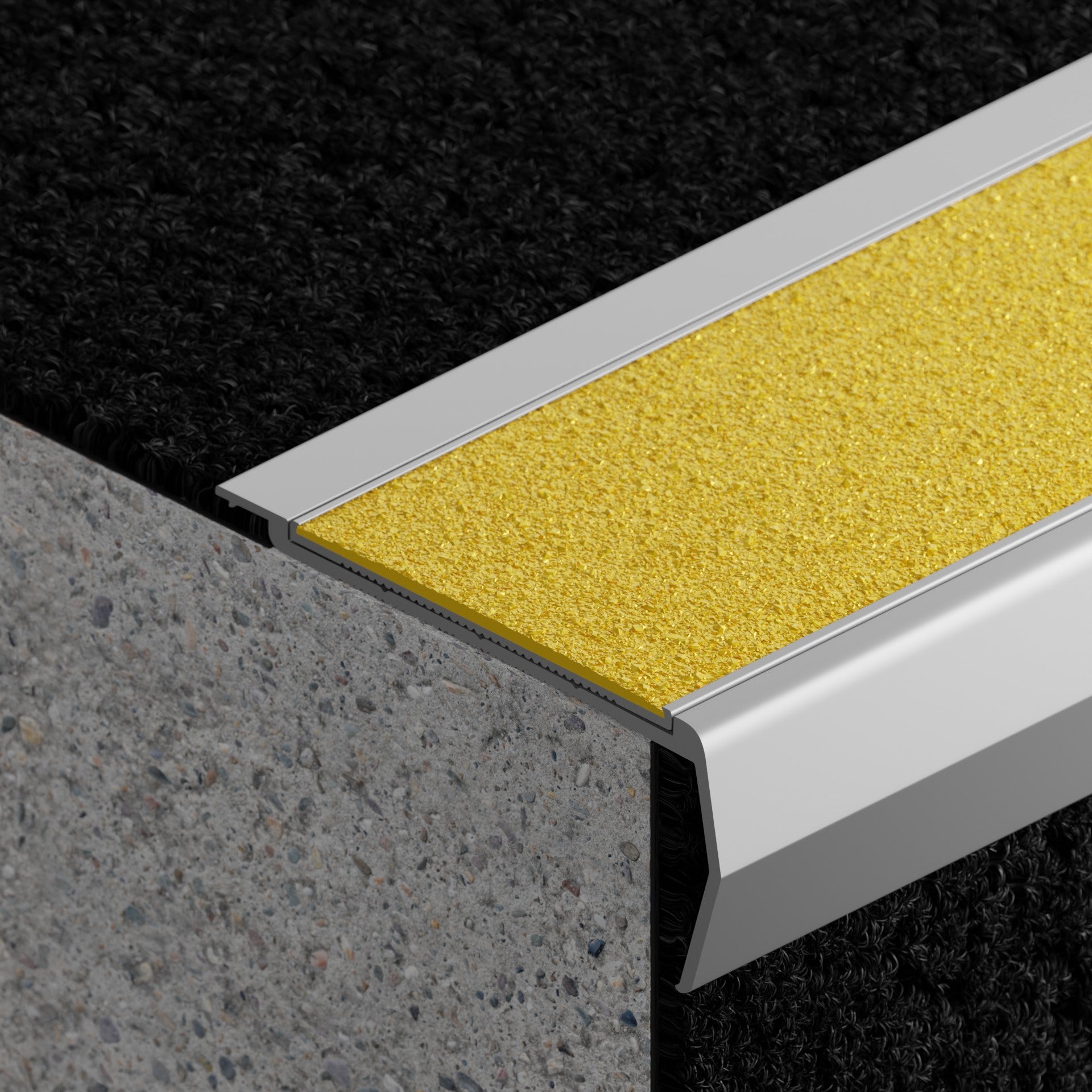 VisioEdge 307 - Recessed Aluminium with Carb Insert