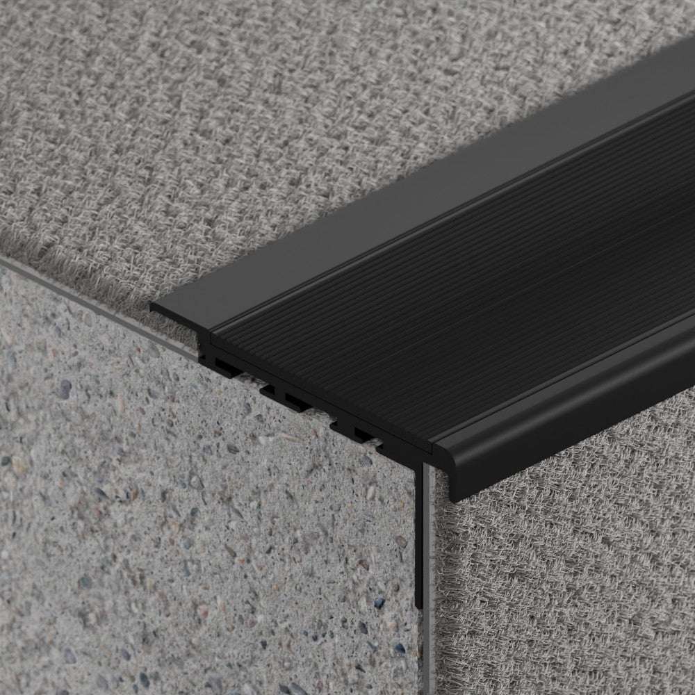 VisioEdge 410 - Standard Carpet Aluminium with Aluminium Insert