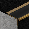 VisioEdge 410 - Standard Carpet Aluminium with Aluminium Insert