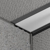 VisioEdge 410 - Standard Carpet Aluminium with Aluminium Insert