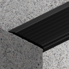 VisioEdge - Black Anodised with Rubber Insert - 10mm X 75mm