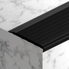 VisioEdge - Black Anodised with Rubber Insert - 10mm X 75mm