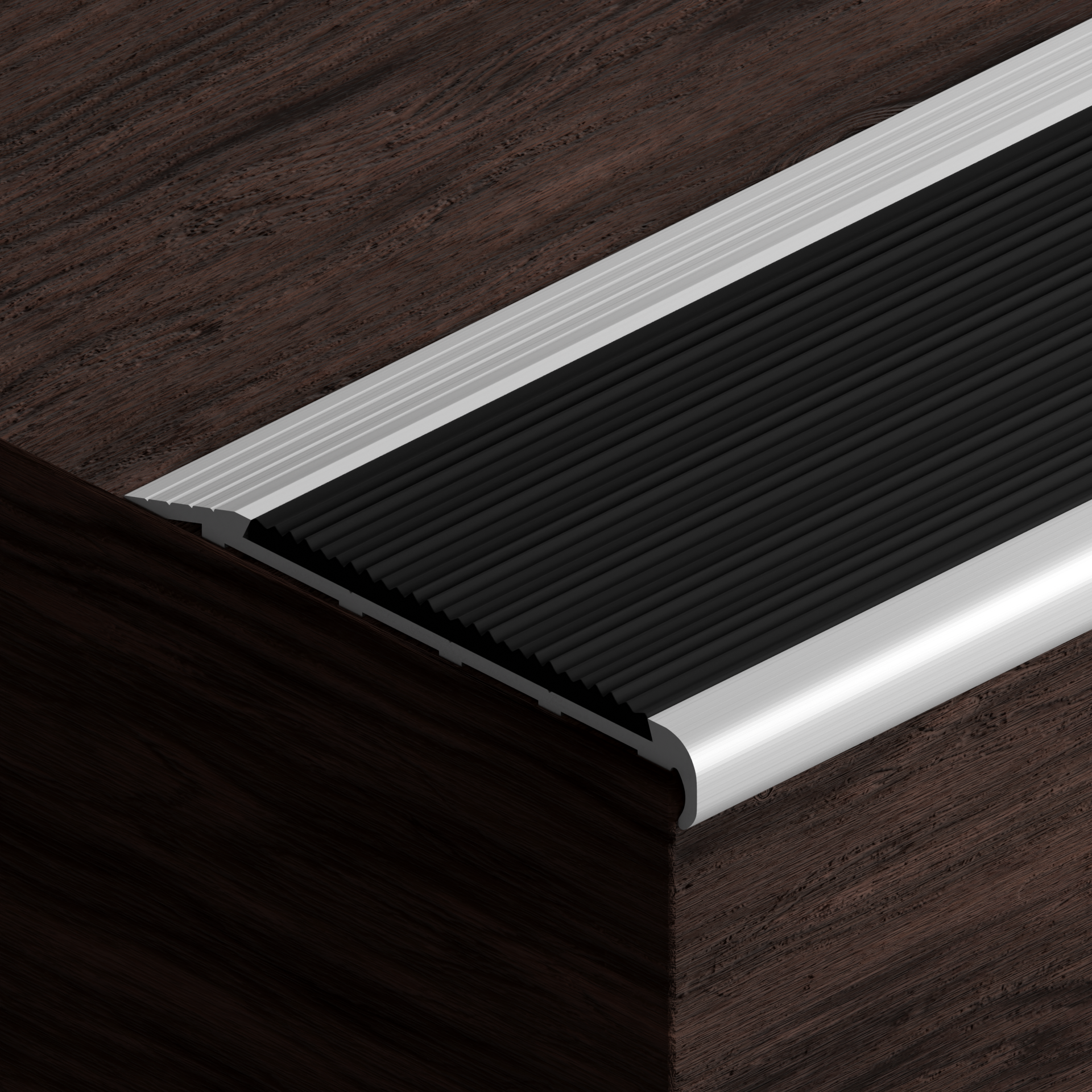 VisioEdge - Aluminium with Rubber Insert - 10mm X 75mm